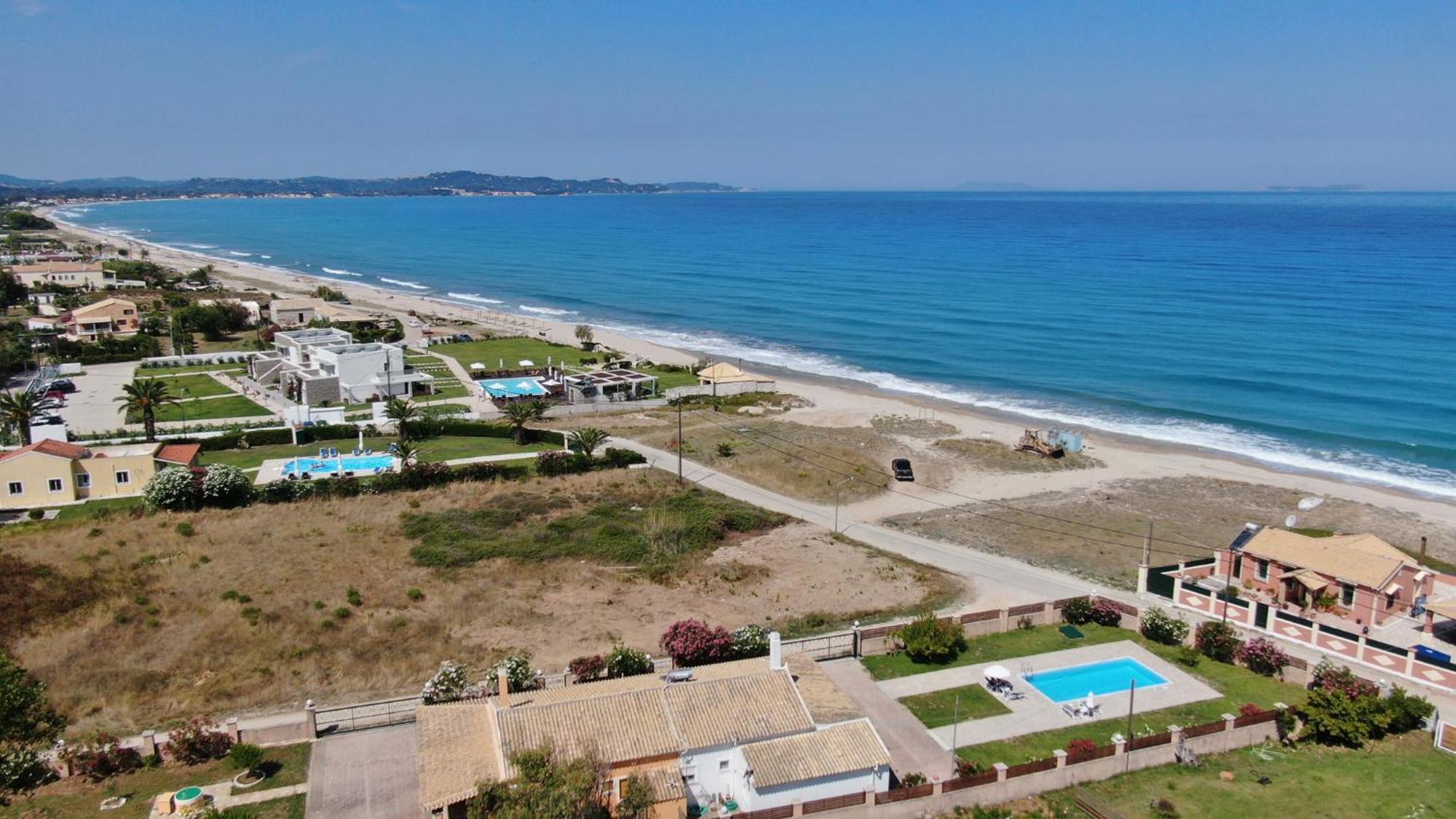 Almyra Beach House Corfu Almiros Beach Eksteriør bilde
