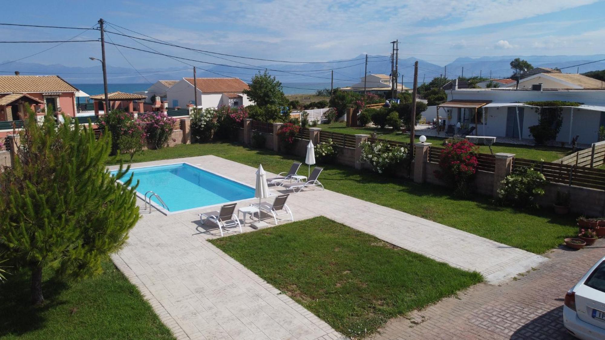 Almyra Beach House Corfu Almiros Beach Eksteriør bilde
