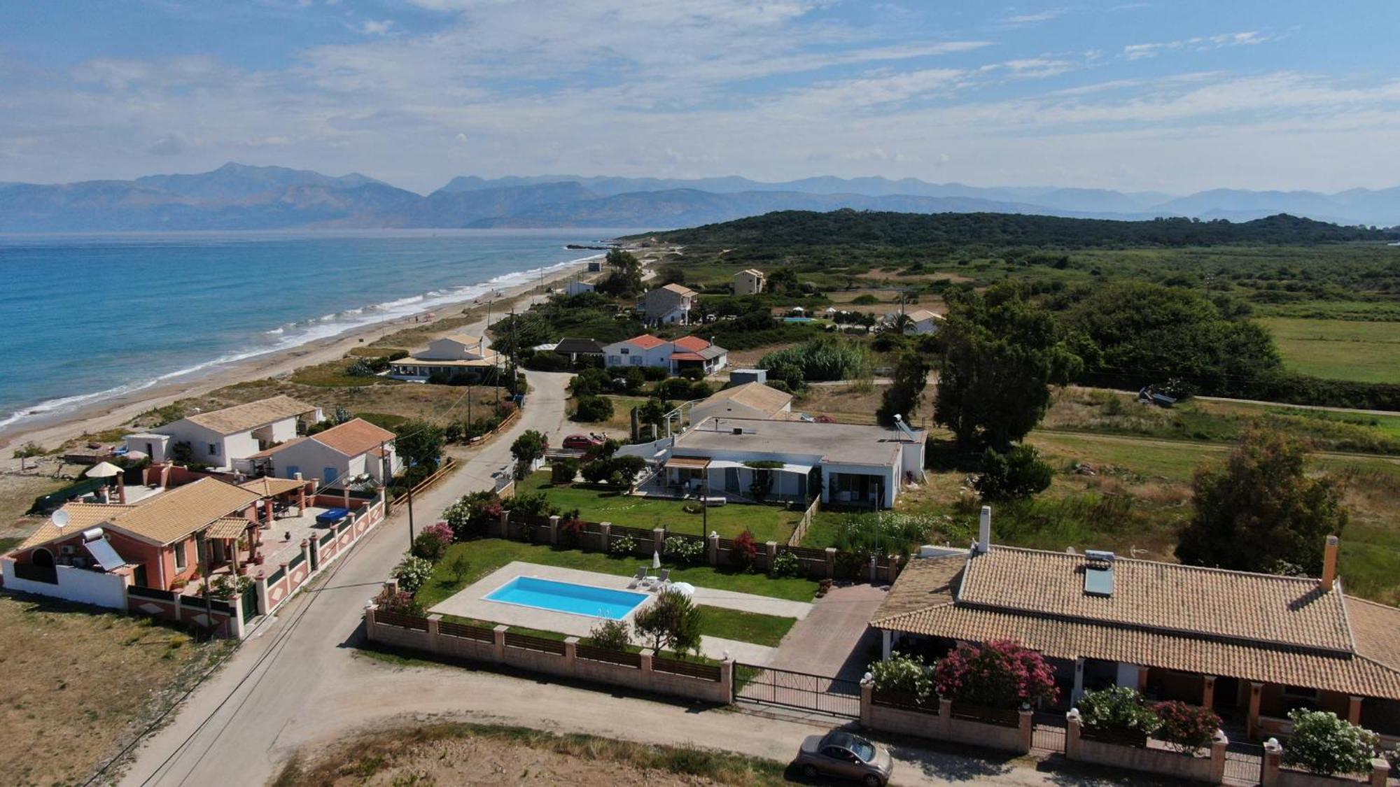 Almyra Beach House Corfu Almiros Beach Eksteriør bilde