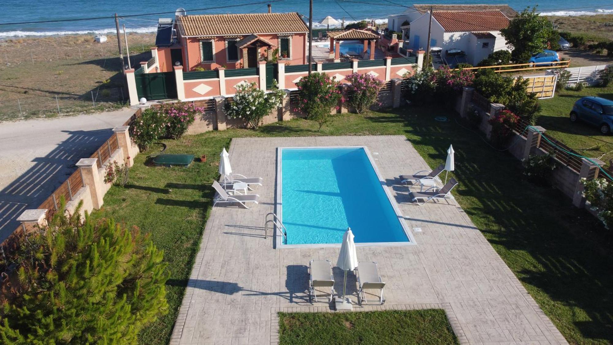 Almyra Beach House Corfu Almiros Beach Eksteriør bilde