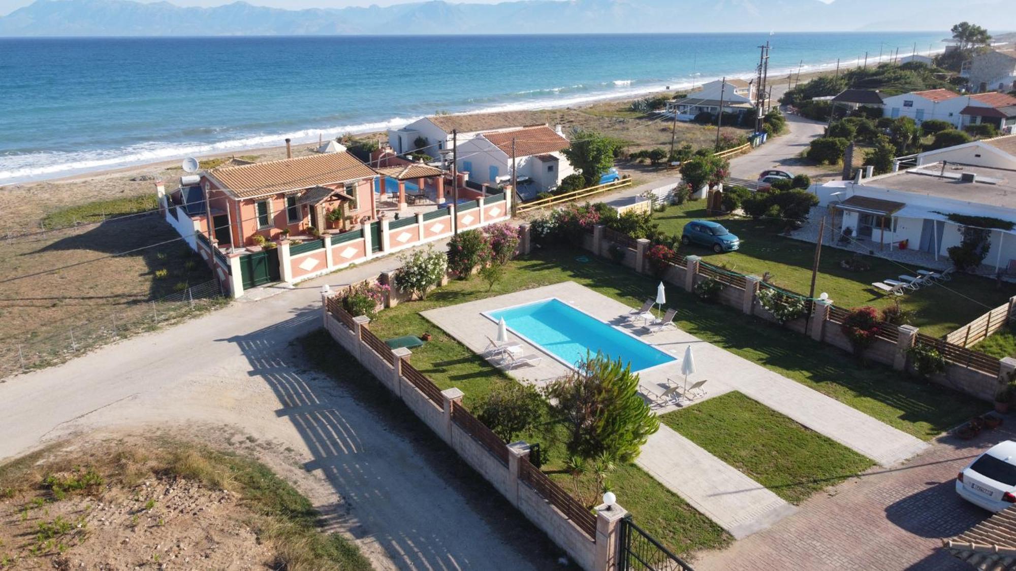 Almyra Beach House Corfu Almiros Beach Eksteriør bilde